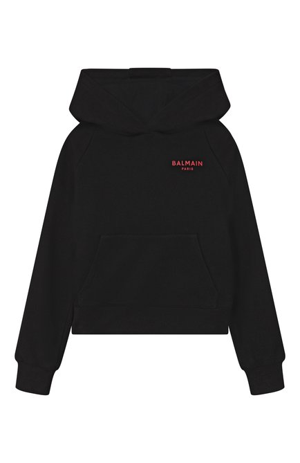 Хлопковое худи BALMAIN, арт. BX4C60