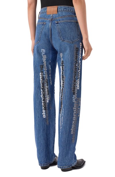 Джинсы ALEXANDER WANG синего цвета по цене 89950 руб., арт. 4DC4254871, фото 4 Джинсы ALEXANDER WANG, арт. 4DC4254871, фото 4