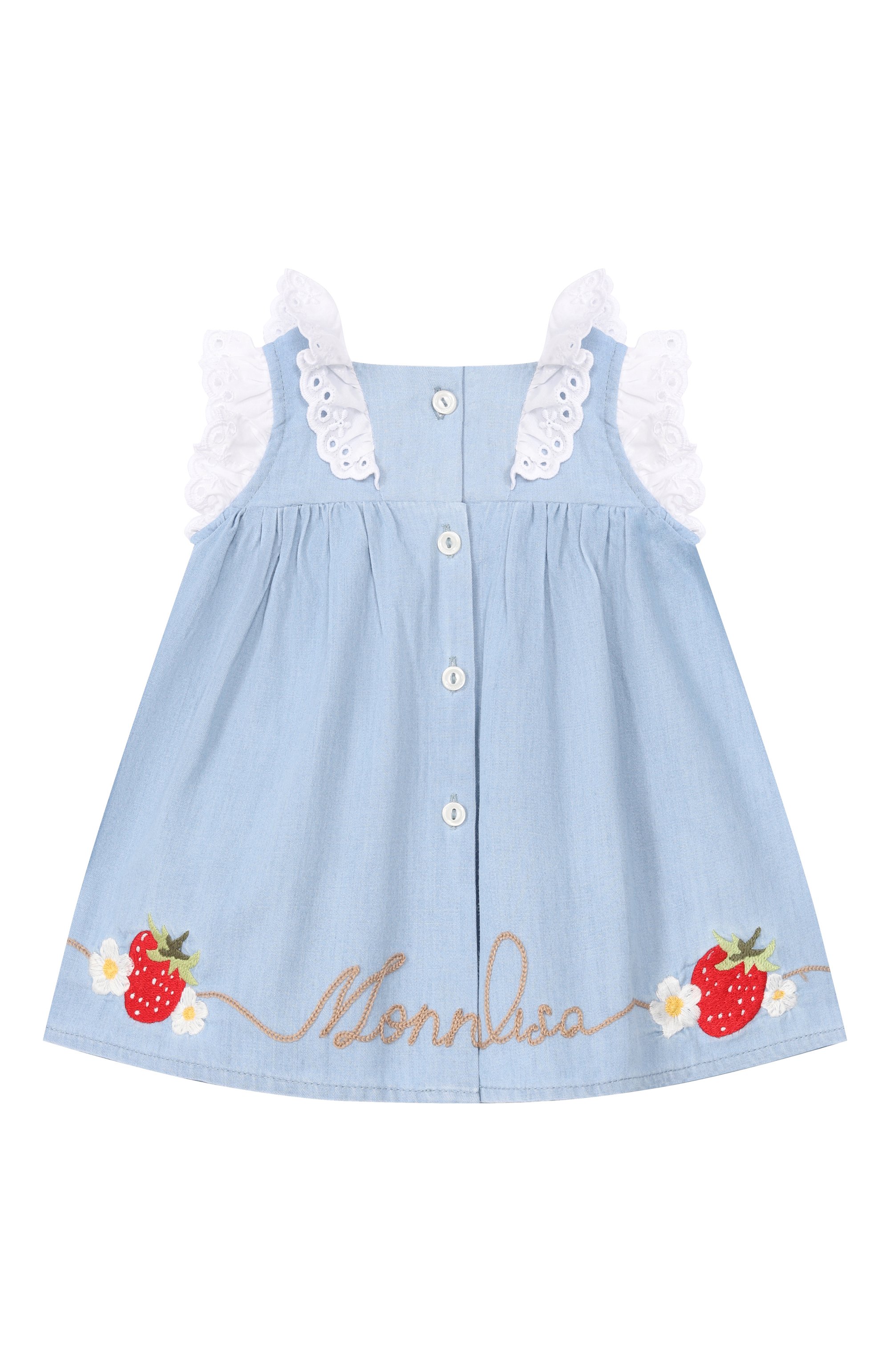 Комплект из платья и шорт MONNALISA, арт. 35G515, фото 3