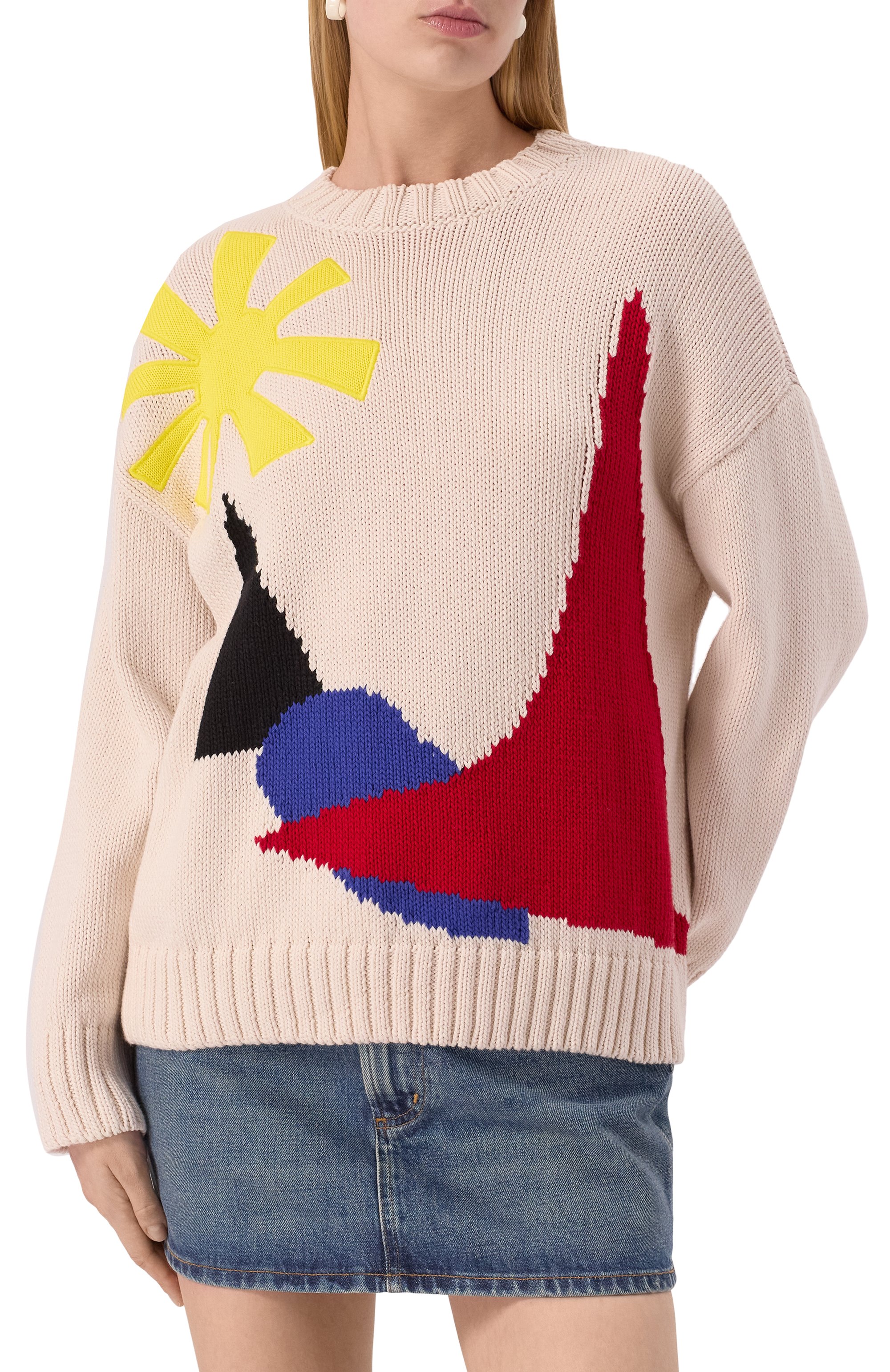 Хлопковый свитер MSGM, арт. 3841MDM203/257280, фото 3