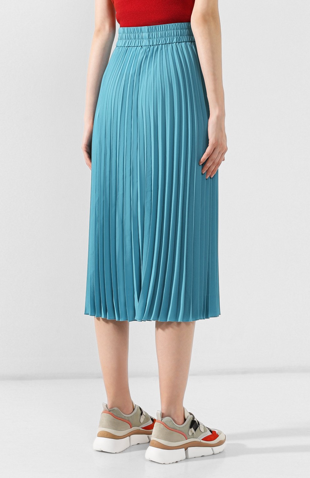 Плиссированная юбка REDVALENTINO, арт. SR0RAB85/15S, фото 4