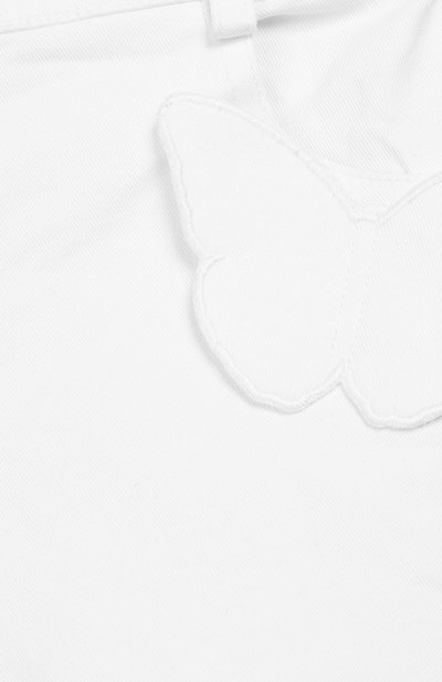 Джинсовые шорты CHARABIA белого цвета по цене 10700 руб., арт. NE27A/5Y-8Y, фото 3 Джинсовые шорты CHARABIA, арт. NE27A/5Y-8Y, фото 3