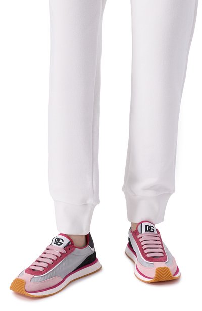 Комбинированные кроссовки dg cushion DOLCE & GABBANA, арт. CK2288/A9203, фото 3