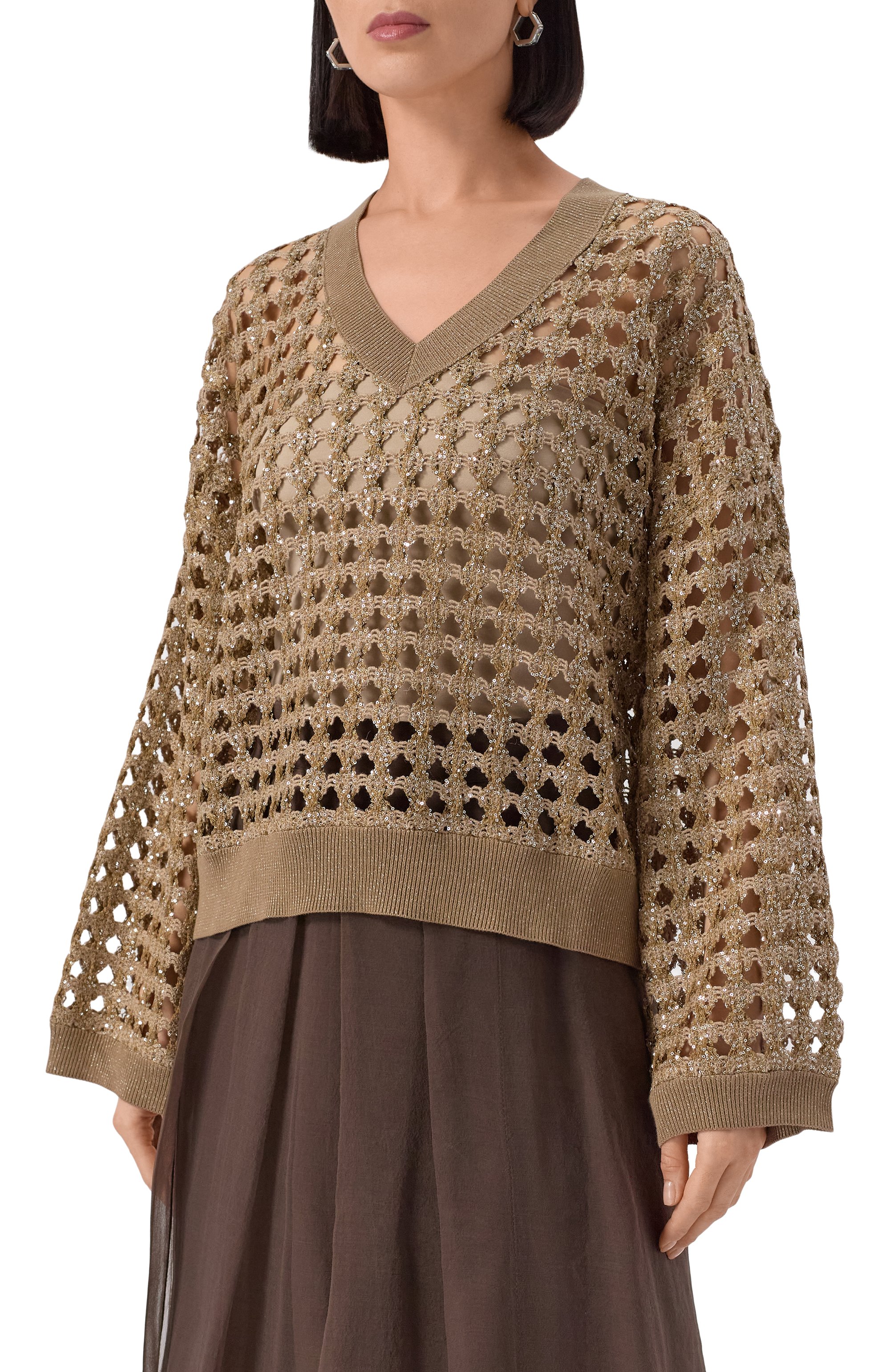 Пуловер BRUNELLO CUCINELLI, арт. MTSR10402P, фото 3