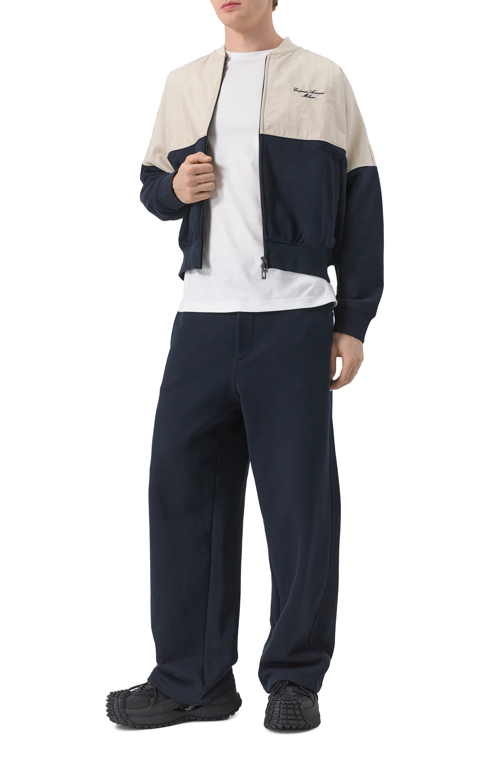 Хлопковые брюки EMPORIO ARMANI, арт. EM001664/AF13713, фото 2