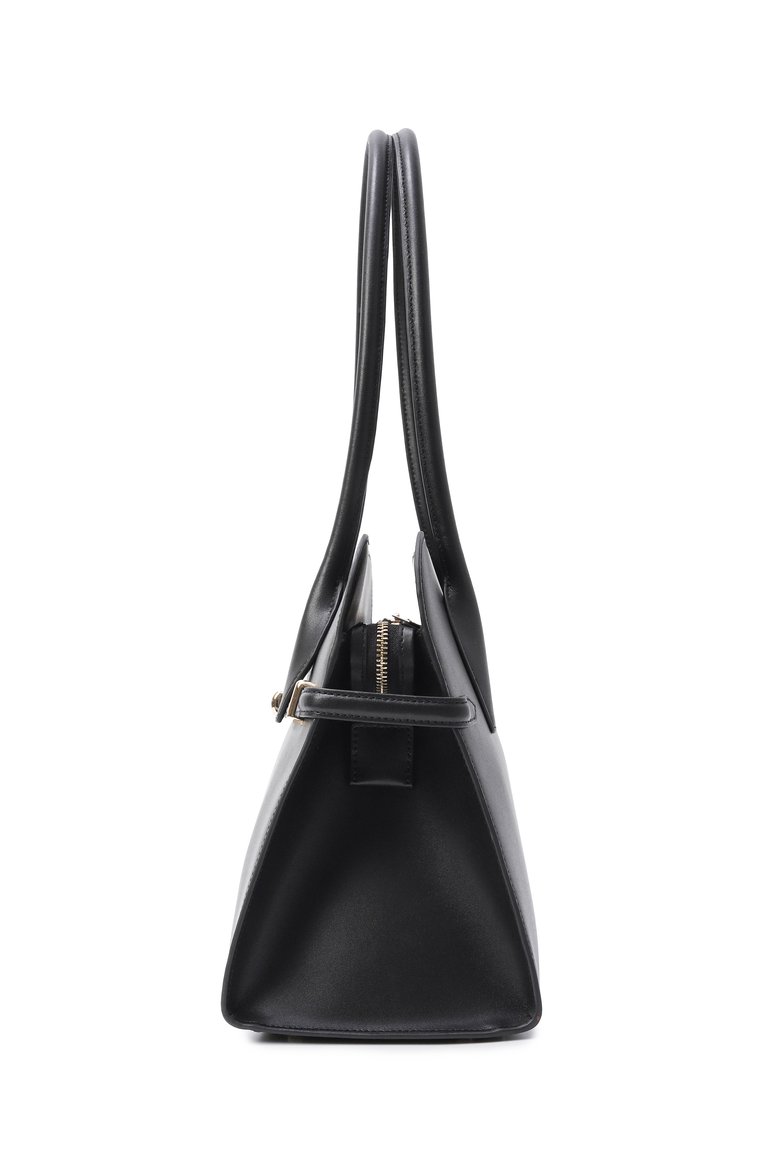 Женская сумка furla goccia large FURLA черного цвета, арт. WB01504/BX3104 | Фото 4 (Размер: large; Материал: Натуральная кожа)