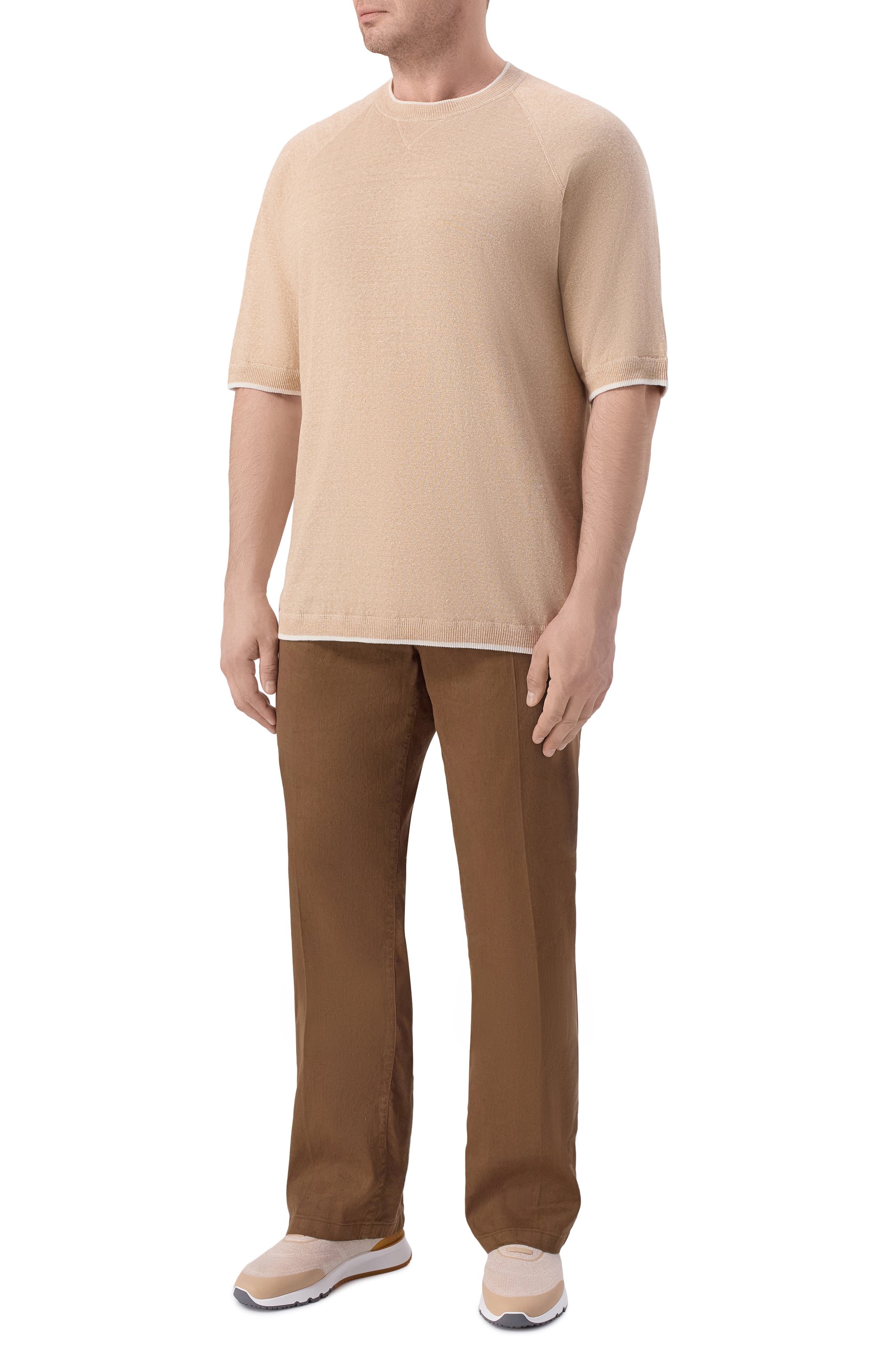 Джемпер изо льна и хлопка KITON, арт. UMK0919, фото 2