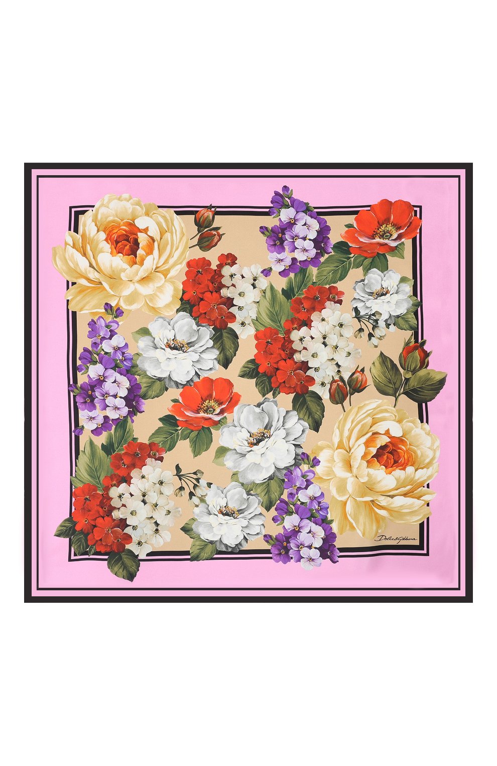 Шелковый платок DOLCE & GABBANA, арт. FN090R/GDS51, фото 3
