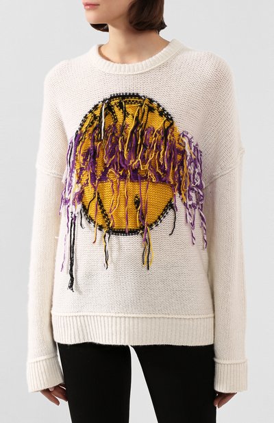 Кашемировый свитер ZADIG AND VOLTAIRE бежевого цвета по цене 54800 руб., арт. WHMN1111F, фото 3 Кашемировый свитер ZADIG AND VOLTAIRE, арт. WHMN1111F, фото 3