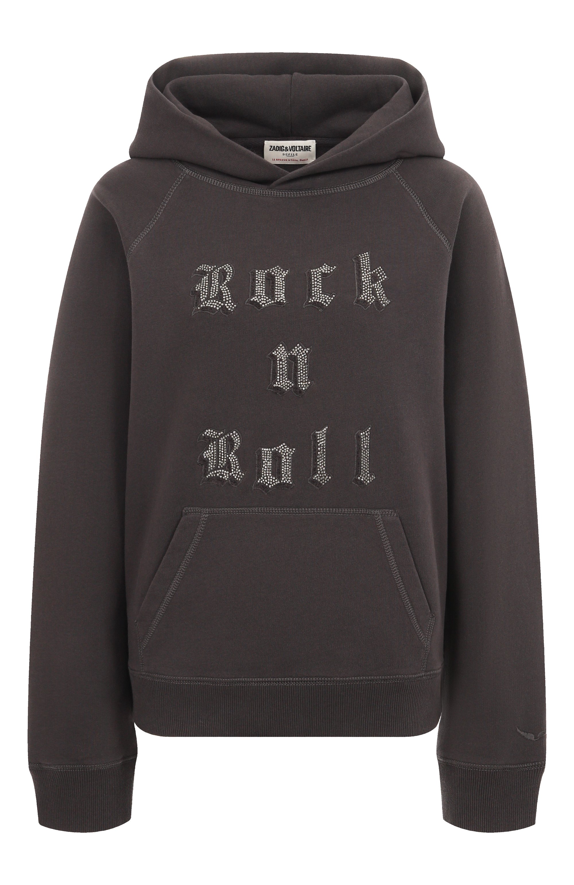 Хлопковое худи ZADIG AND VOLTAIRE, арт. JWSS01607, фото 1