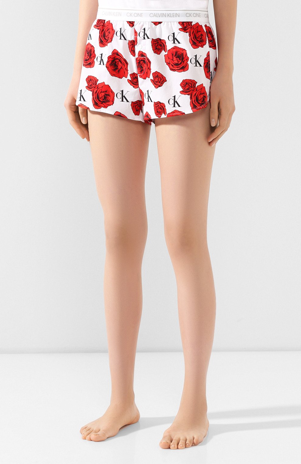 Хлопковые шорты CALVIN KLEIN, арт. QS6437E, фото 3