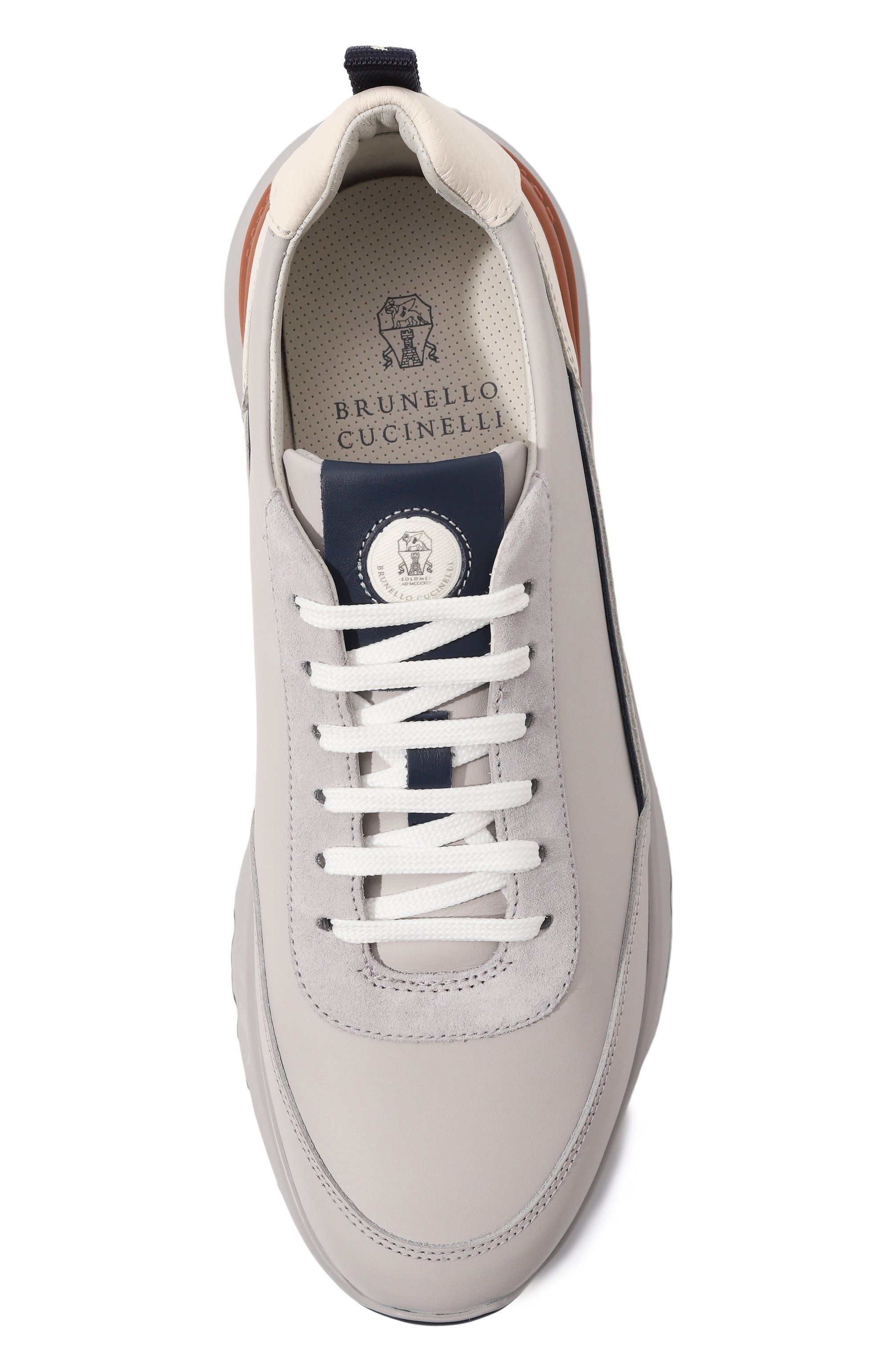 Кожаные кроссовки BRUNELLO CUCINELLI, арт. MZULVB2320, фото 6