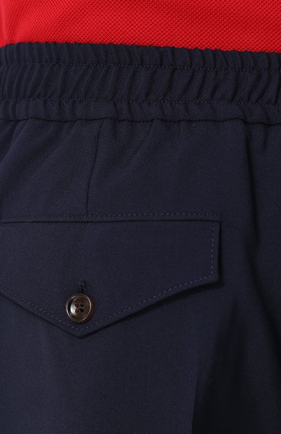 Шерстяные укороченные брюки с поясом на резинке GUCCI, арт. 472975/Z505F, фото 5