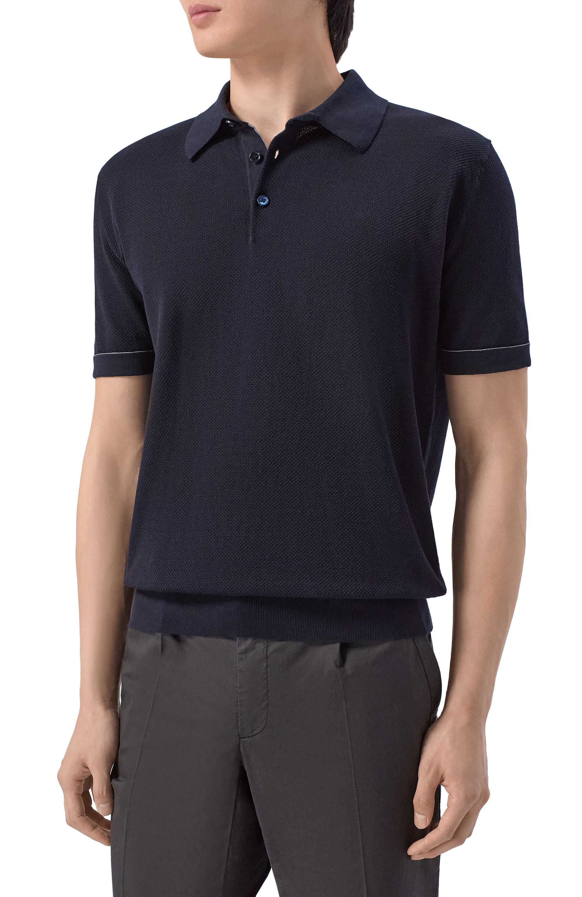 Хлопковое поло BRIONI, арт. UMR200/P0K15, фото 3