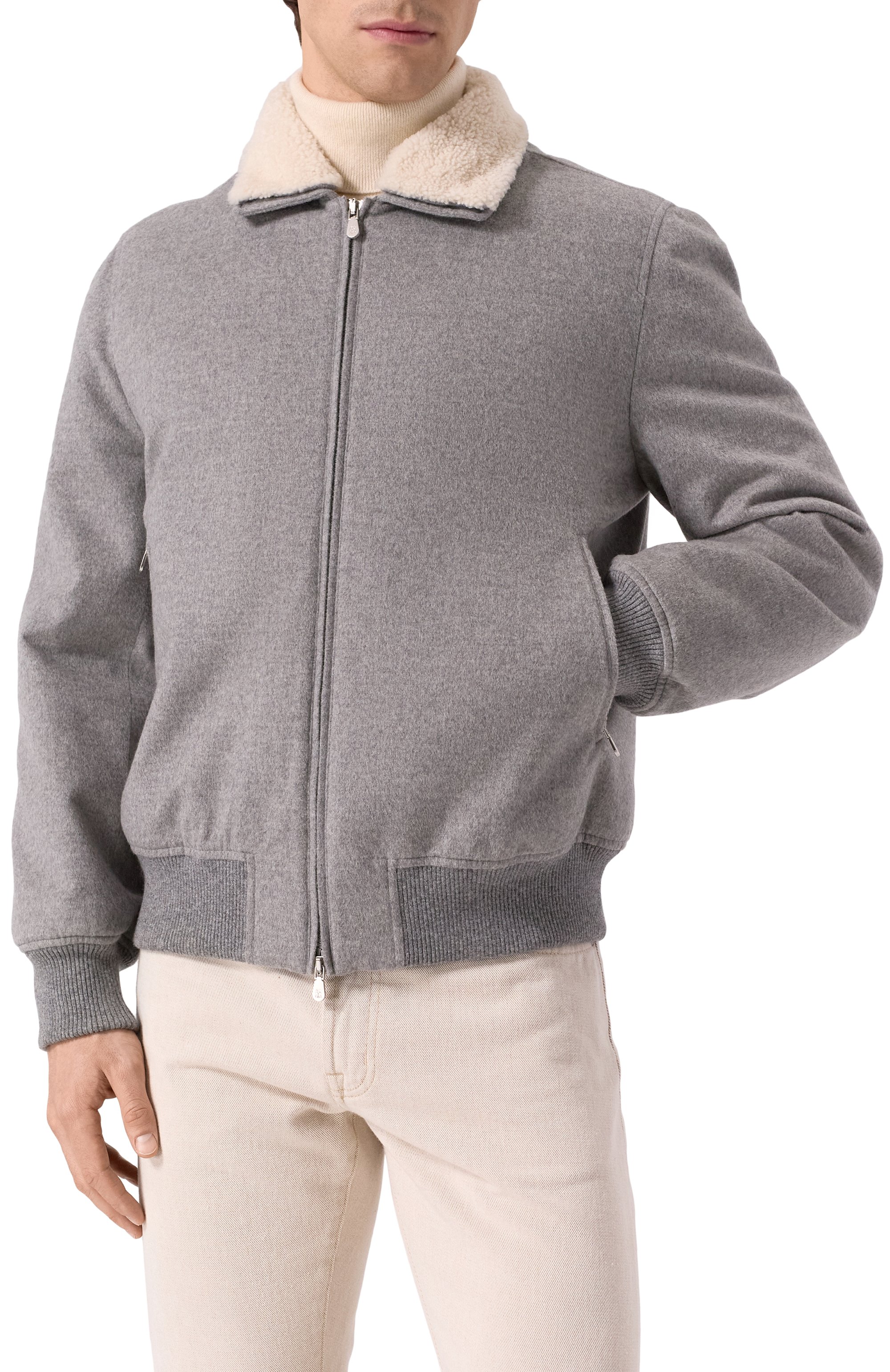 Утепленный бомбер BRUNELLO CUCINELLI, арт. MM4006889, фото 3