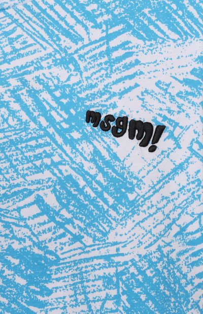 Хлопковая футболка MSGM KIDS, арт. S6MSJUTH137, фото 3