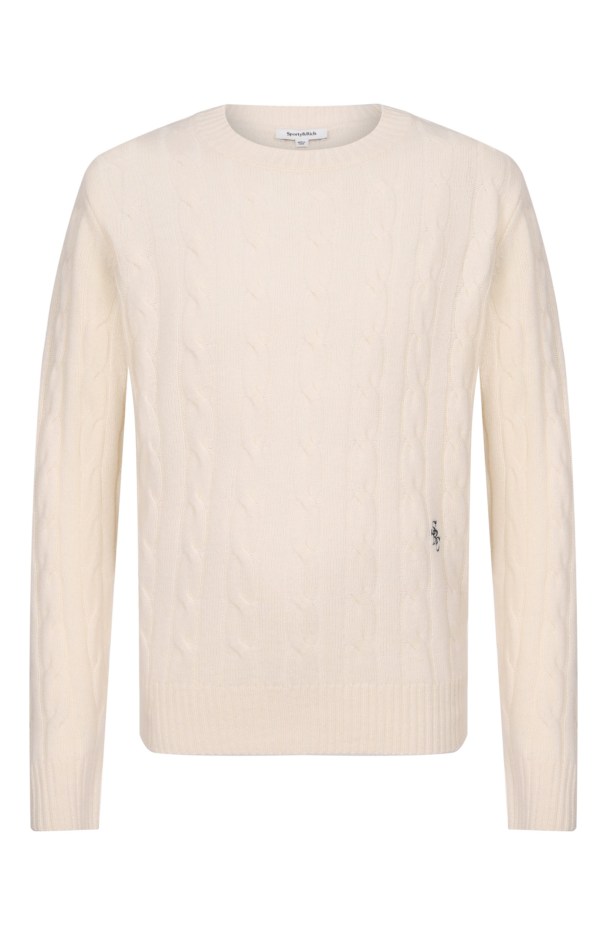 Свитер из кашемира и шерсти SPORTY AND RICH, арт. WS08765302WH37, фото 1