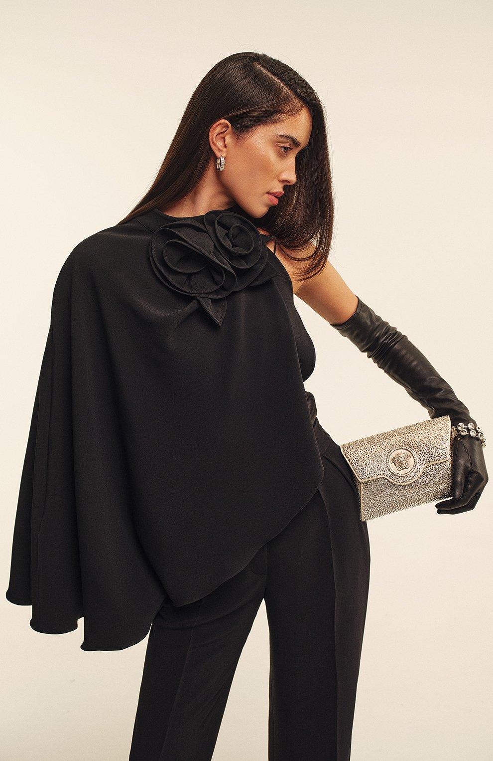 Кожаные перчатки GIORGIO ARMANI, арт. 794206/3F204, фото 3