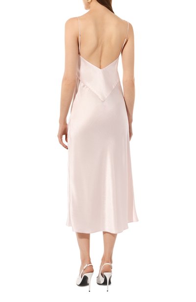 Атласное платье SASHA KIM светло-розового цвета по цене 44000 руб., арт. УТ-00001615, фото 4 Атласное платье SASHA KIM, арт. УТ-00001615, фото 4