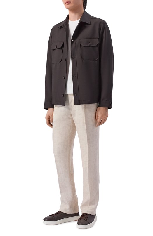 Брюки из хлопка и льна MVST M26.CSM.T414/665-C0/LINEN Бежевый  M26.CSM.T414/665-C0/LINEN Фото 2