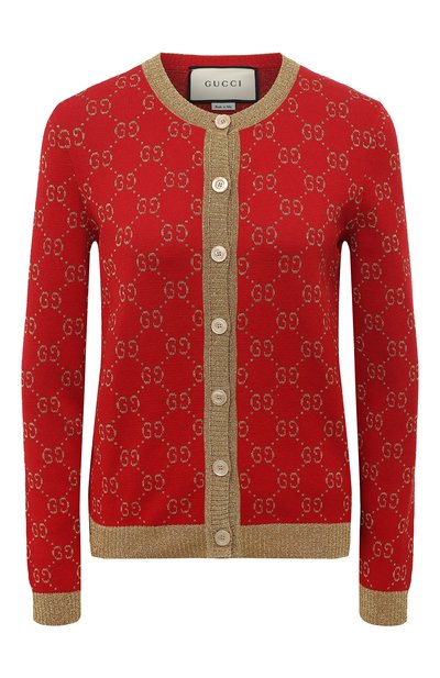 Женский хлопковый кардиган GUCCI, арт. 526758 X9W83