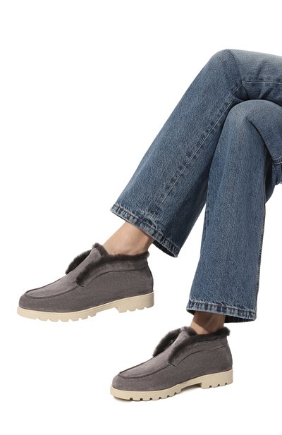 Замшевые ботинки SANTONI, арт. WUDG58457TIRAPFR, фото 3