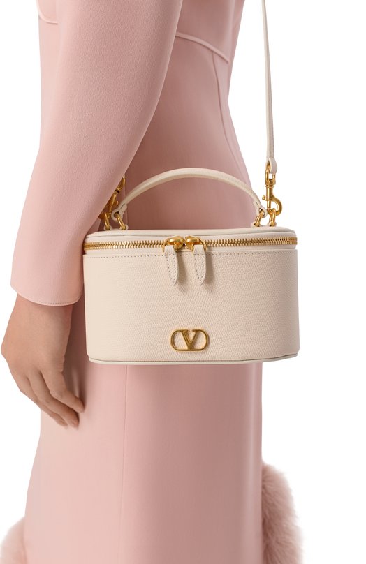 Сумка VLogo Signature mini Valentino 8W2P0AX8/SNP Кремовый  8W2P0AX8/SNP Фото 2