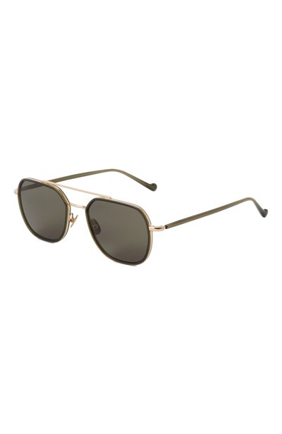 Мужские солнцезащитные очки MOSCOT, арт. MIZER SUN DARK GREEN/G0LD G15