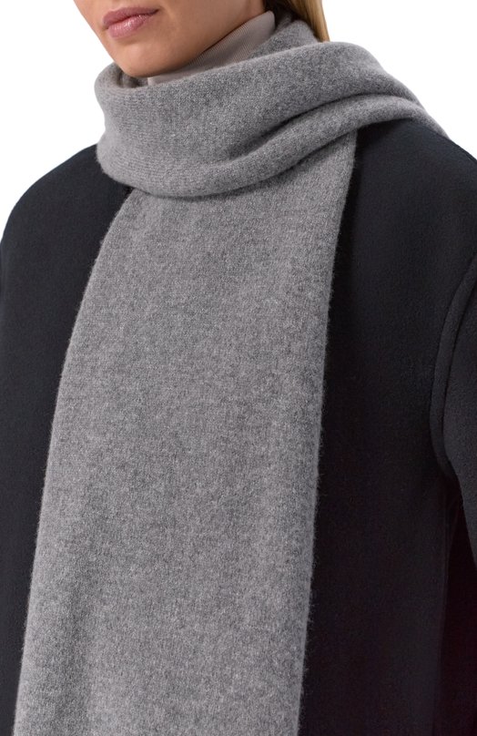 Шарф Luna из шерсти и кашемира Canoe 4504870 Серый  4504870 Фото 2