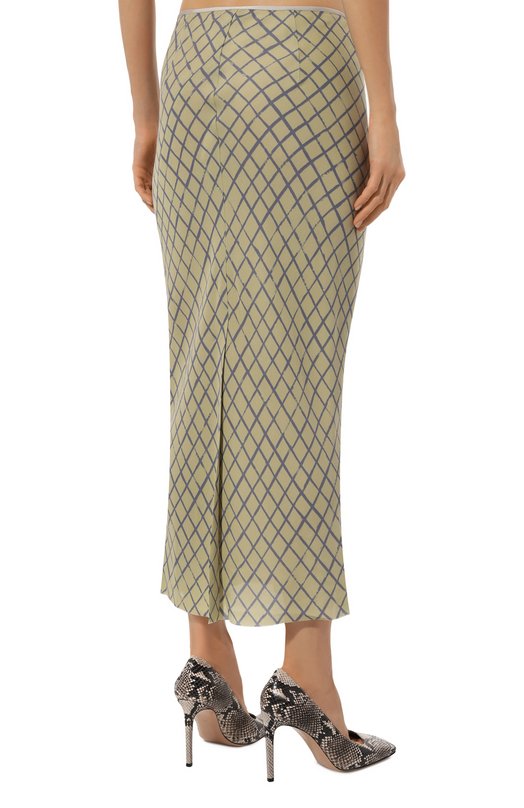 Юбка из вискозы Dries Van Noten 242-010802-9225 Зелёный  242-010802-9225 Фото 4