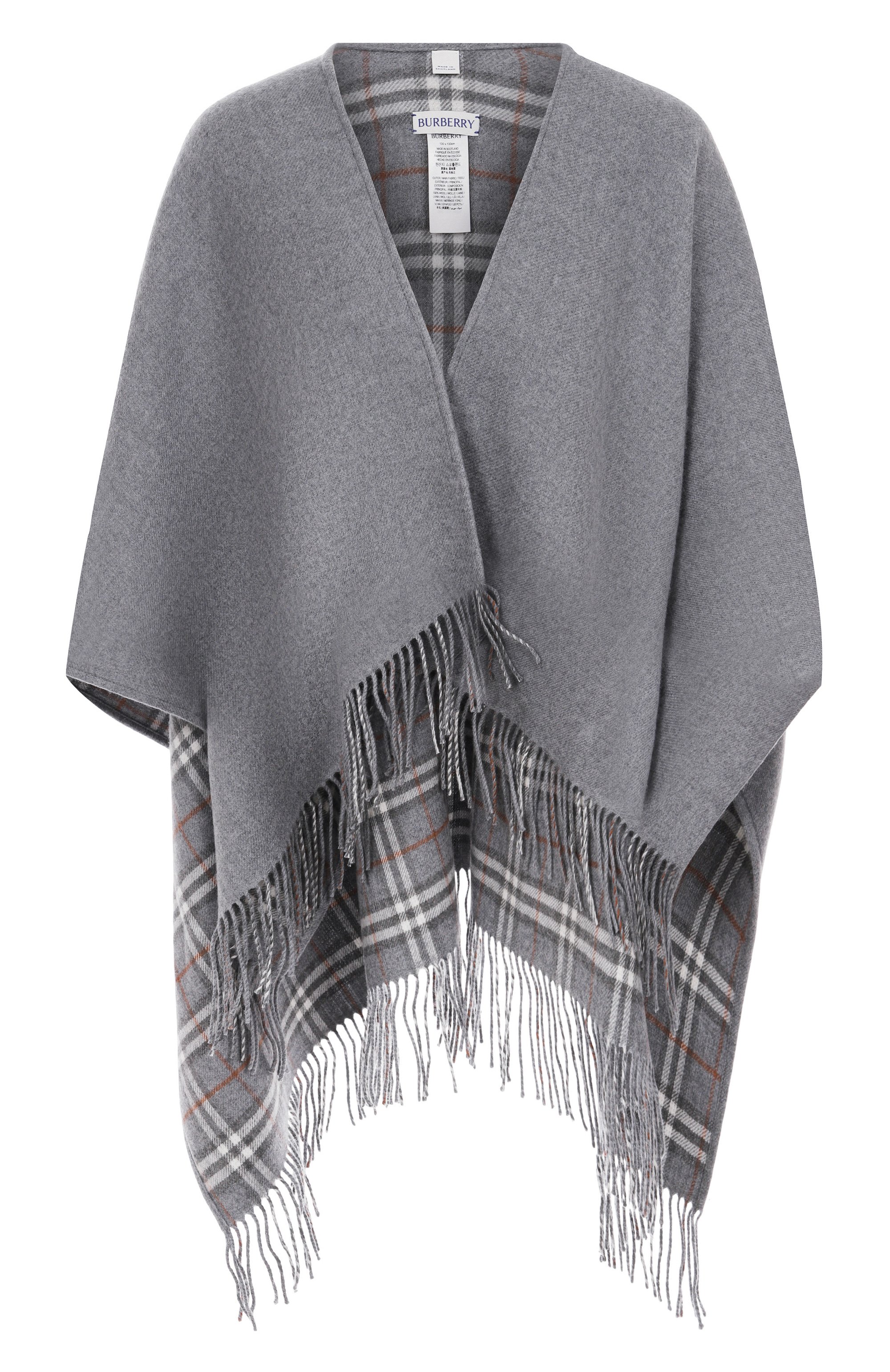 Двусторонняя накидка BURBERRY, арт. 8071675, �фото 1