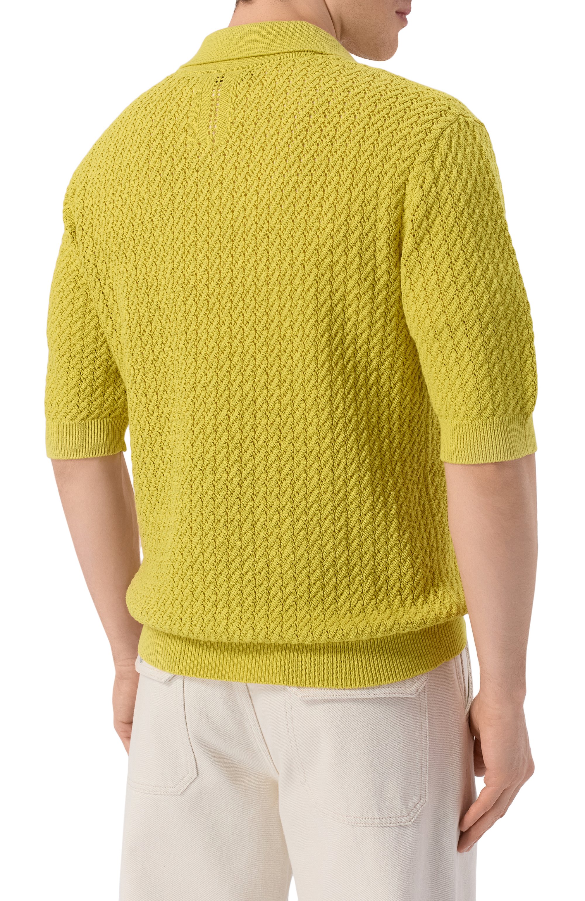 Хлопковое поло ANDREA CAMPAGNA, арт. M5426-9022, фото 4