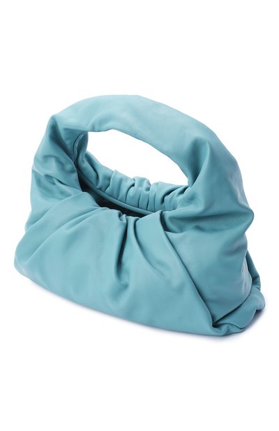 Сумка shoulder pouch BOTTEGA VENETA голубого цвета по цене 217500 руб., арт. 610524/VCP40, фото 4 Сумка shoulder pouch BOTTEGA VENETA, арт. 610524/VCP40, фото 4