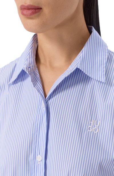 Хлопковая рубашка HUGO, арт. 50552601, фото 5