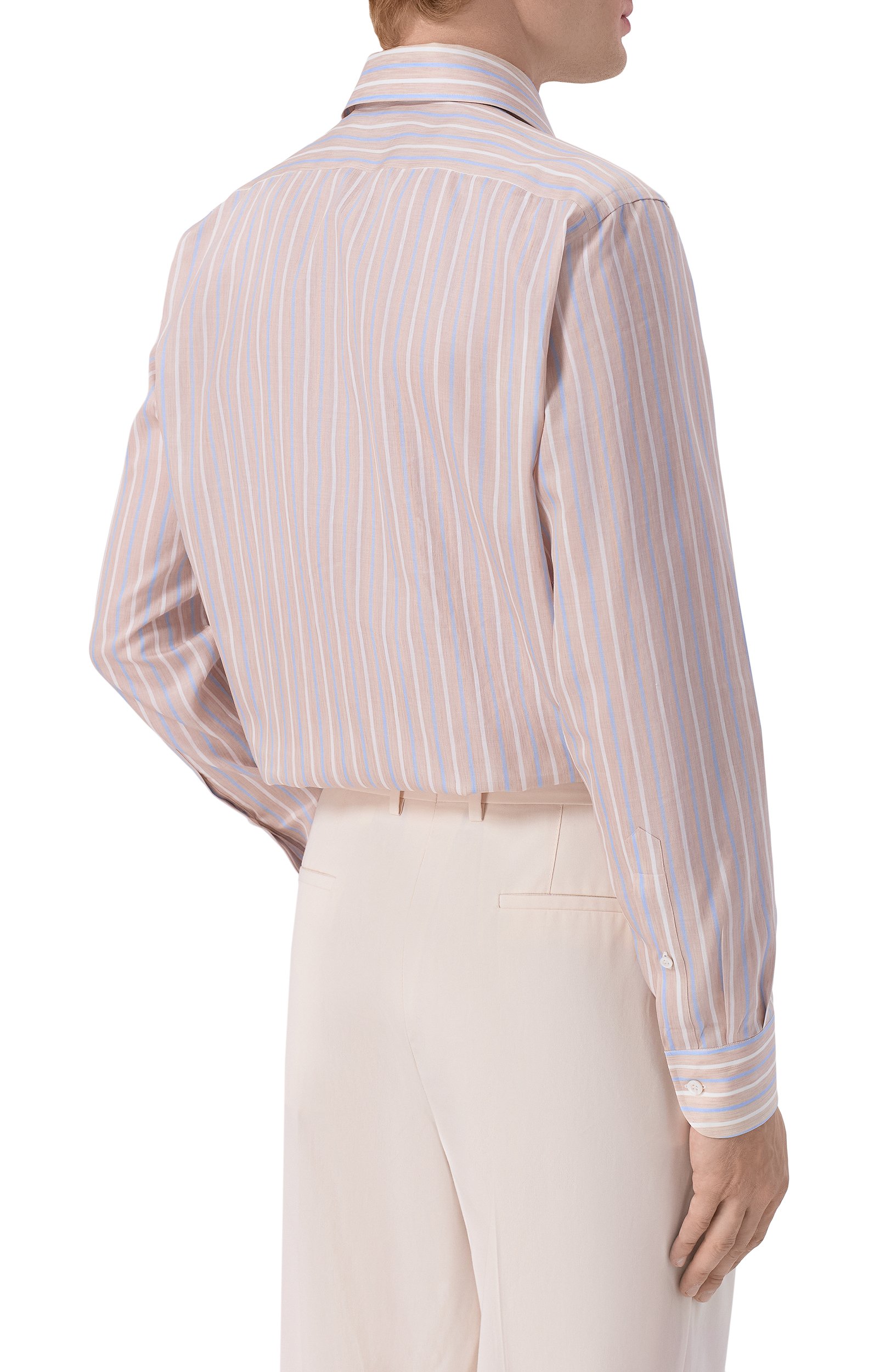 Сорочка из хлопка и льна MVST, арт. M26.CSM.B405/749-C0TT0N/LINEN, фото 4