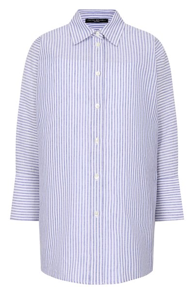 Женская рубашка изо льна и хлопка PIETRO BRUNELLI, арт. CA2514/LI0028