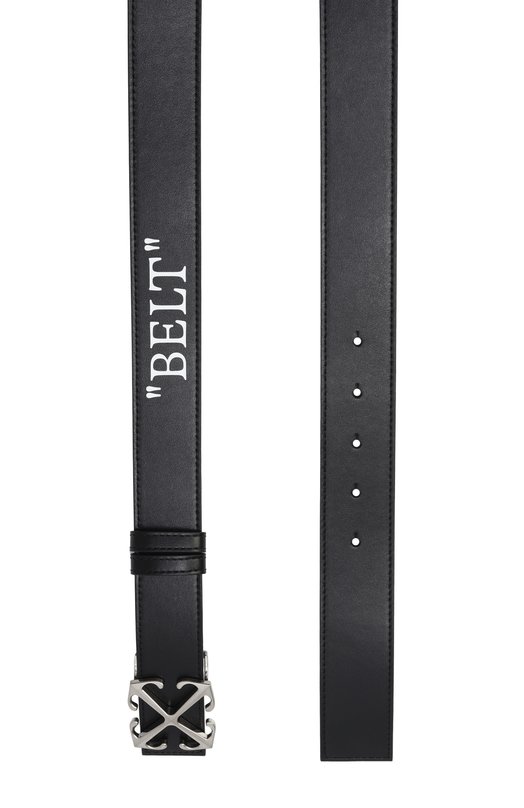 Кожаный ремень Off-White 0MRB14AC99LEA001 Чёрный  0MRB14AC99LEA001 Фото 3