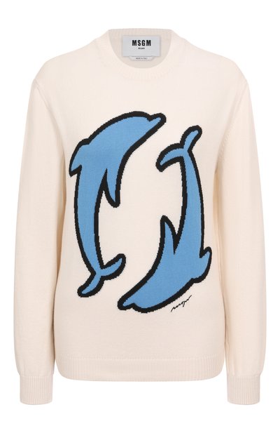 Женский хлопковый пуловер MSGM, арт. 3841MDM213/257282