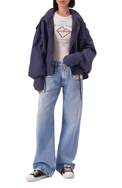 Куртка MM6 синего цвета по цене 150000 руб., арт. S52AM0318/M35369, фото 2 Куртка MM6, арт. S52AM0318/M35369, фото 2