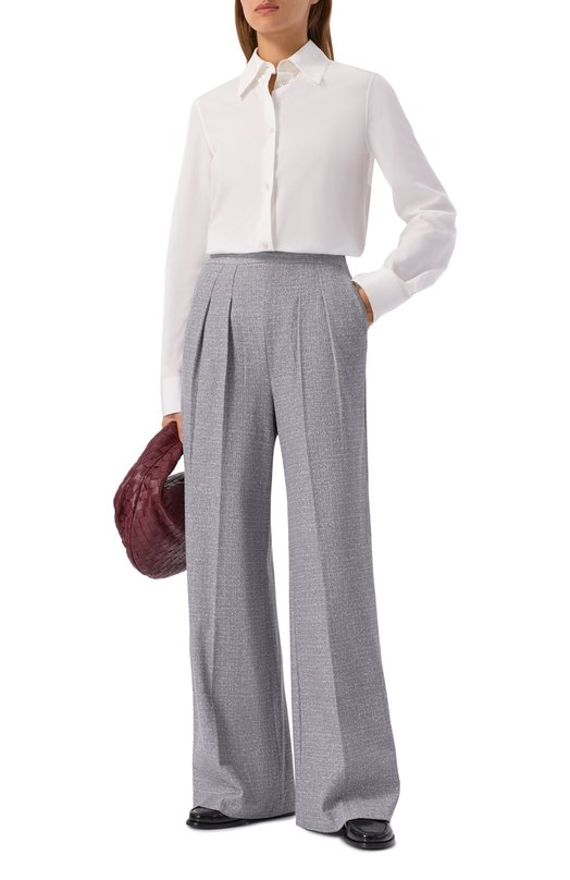 Хлопковые брюки Giorgio Armani 3KAP71/AJFCZ Серый  3KAP71/AJFCZ Фото 2