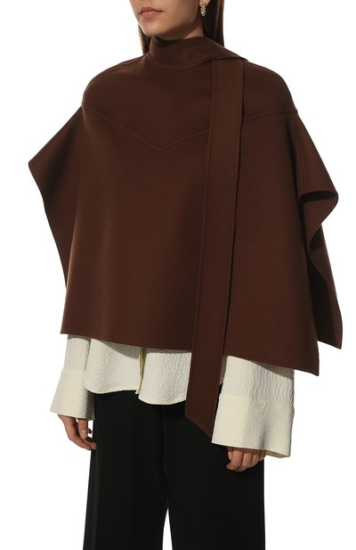 Накидка из шерсти и кашемира VALENTINO, арт. XB0CG2V06JA, фото 3