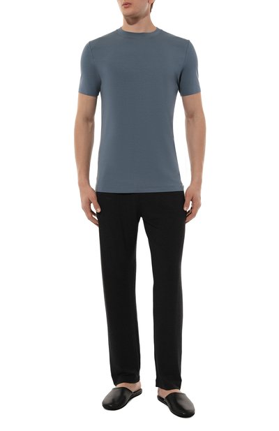 Домашние брюки из вискозы EMPORIO ARMANI, арт. 112048/4F584, фото 2