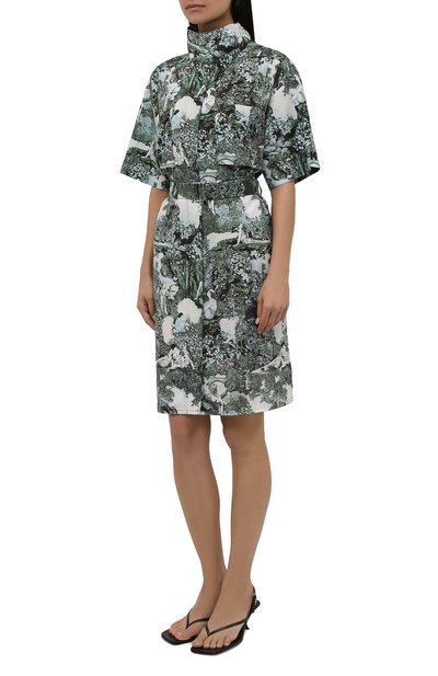 Платье из хлопка и шелка KENZO, арт. FB62R0044524, фото 3