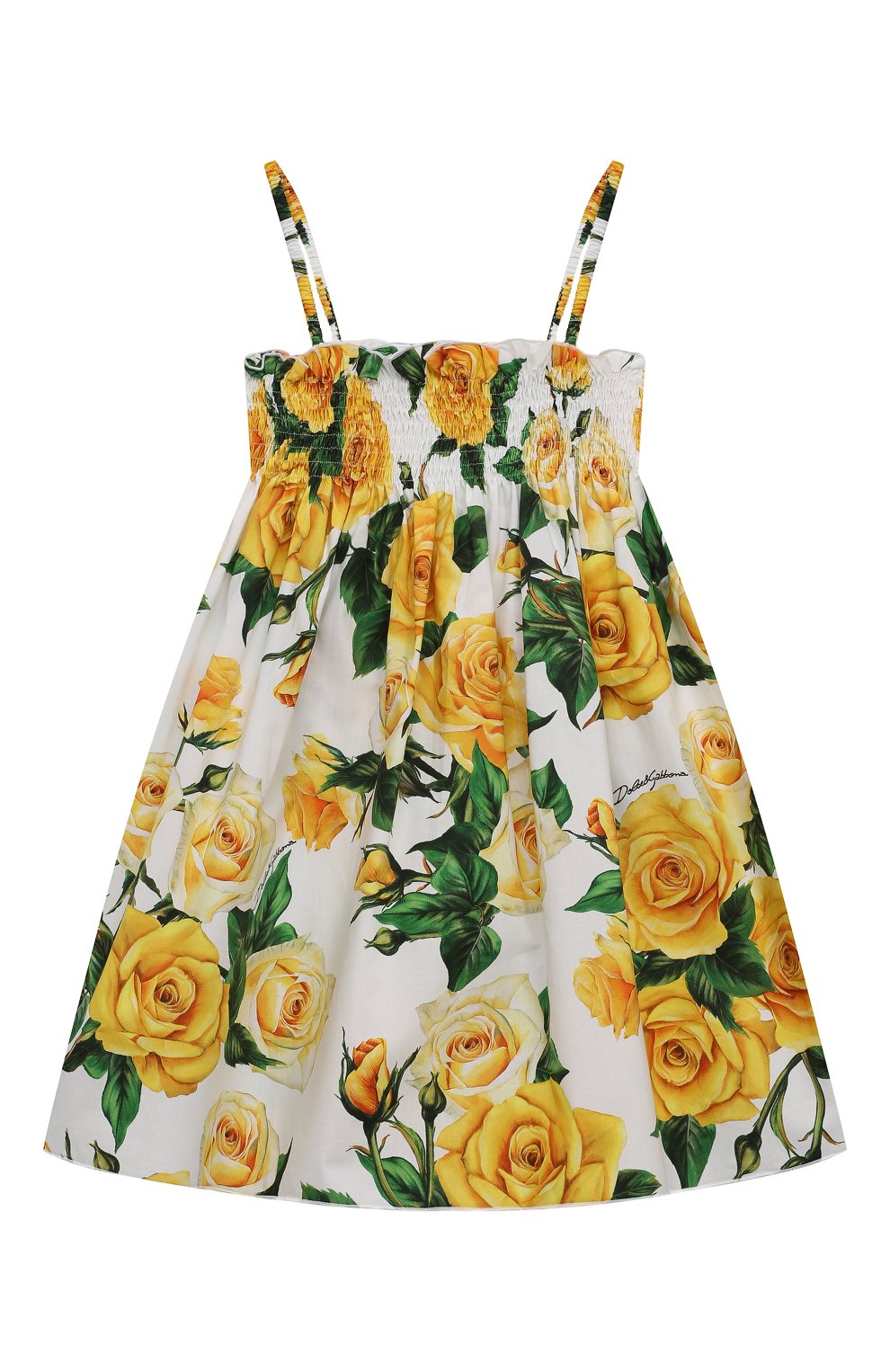 Хлопковый сарафан DOLCE & GABBANA, арт. L52DA6/HS5QR/8-12+, фото 1