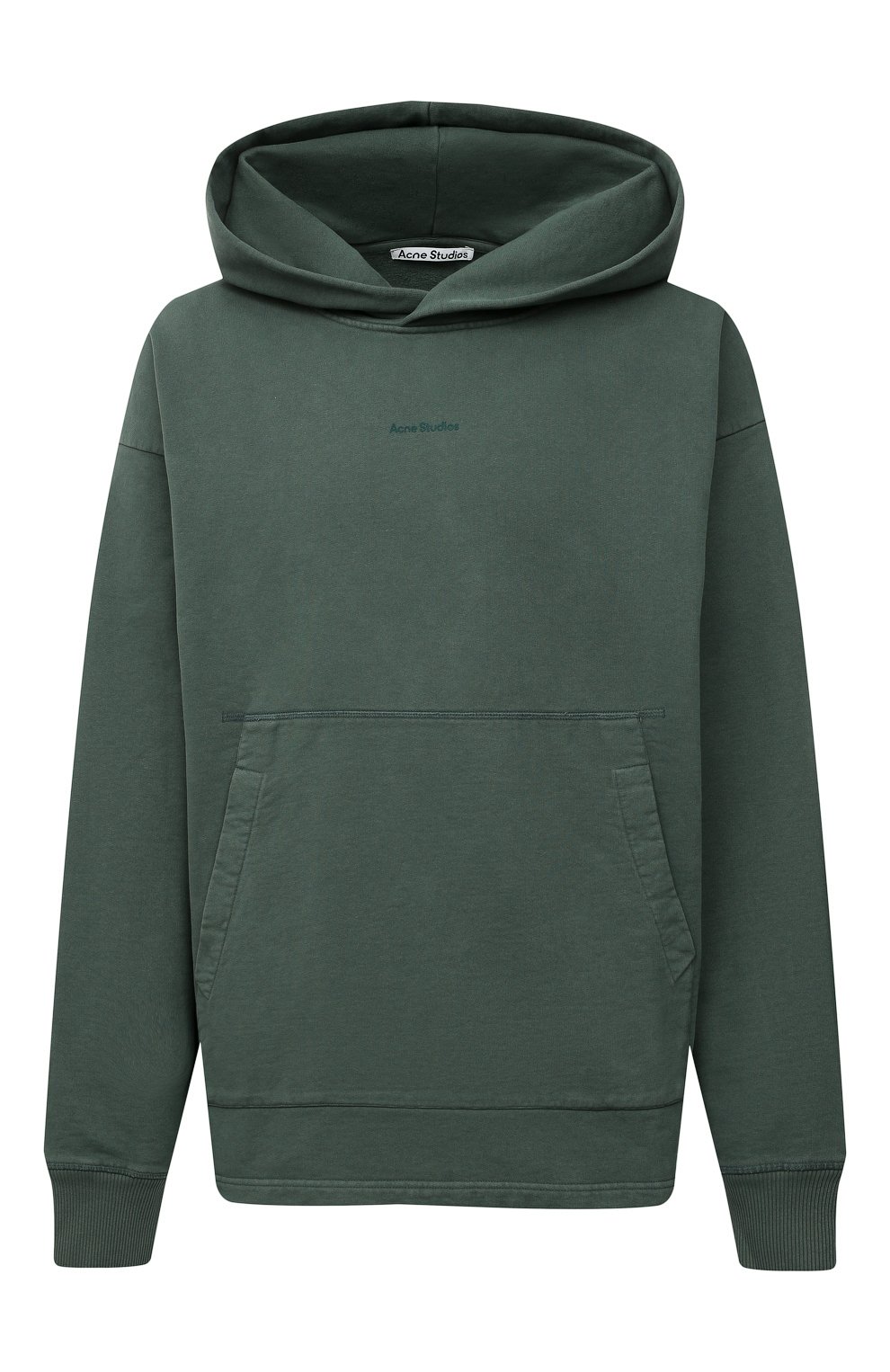Хлопковое худи ACNE STUDIOS зеленого цвета по цене 56150 руб., арт. BI0139, фото 1 Хлопковое худи ACNE STUDIOS, арт. BI0139, фото 1