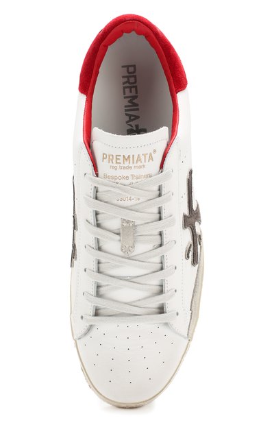 Кожаные кеды steven PREMIATA, арт. STEVEN/VAR4719, фото 5