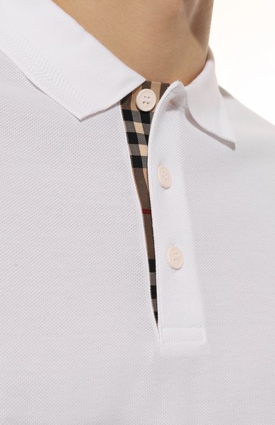 Хлопковое поло BURBERRY, арт. 8055229, фото 5