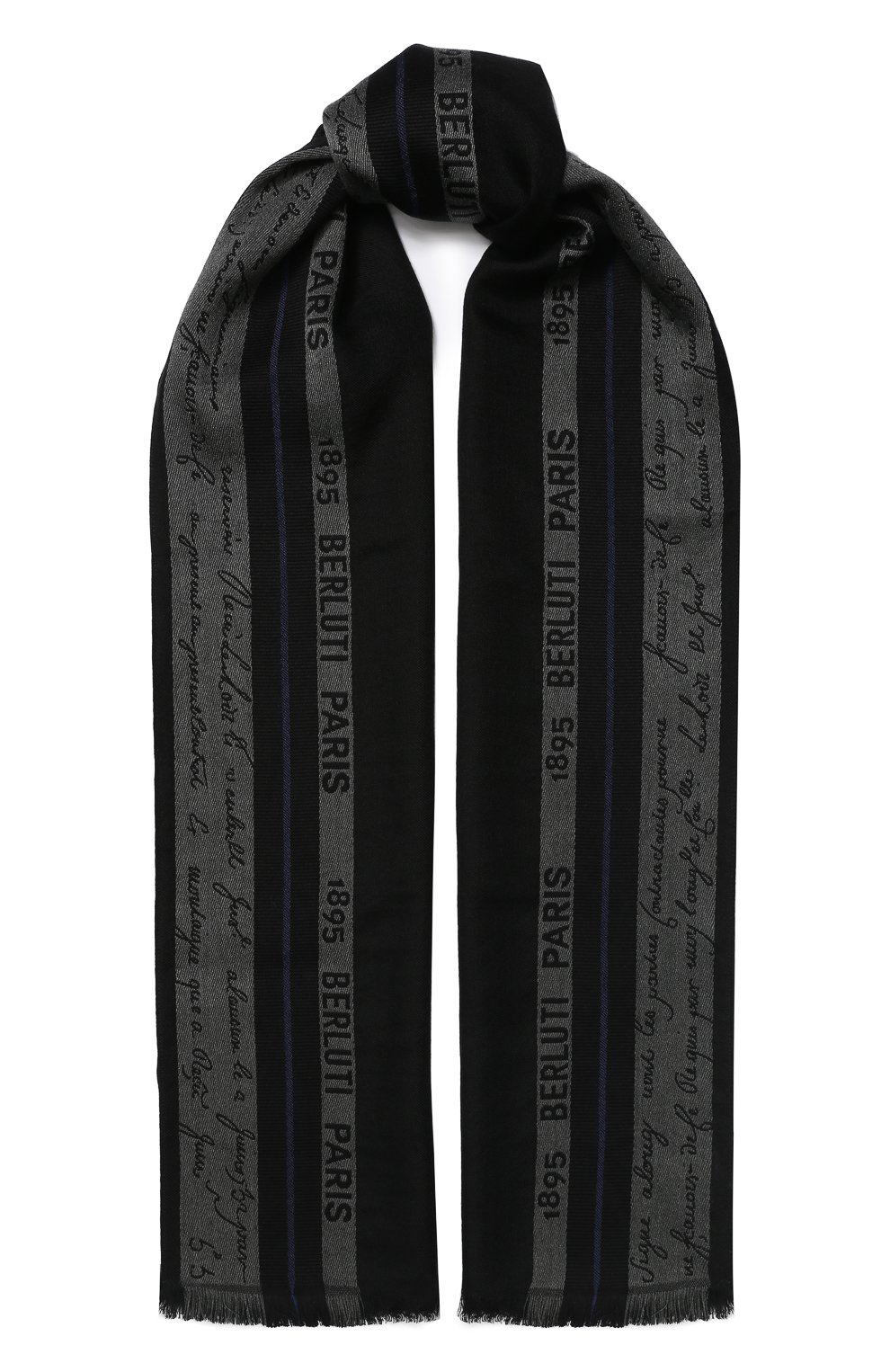 Шарф из смеси шелка и шерсти BERLUTI, арт. T16SJ38-001, фото 1