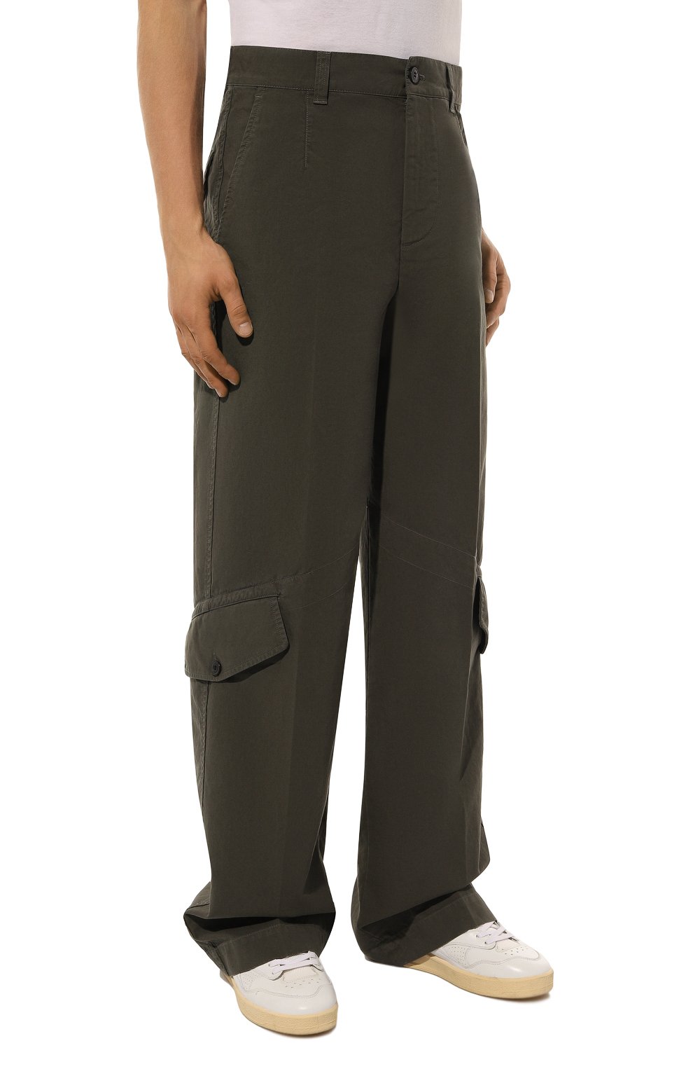 Хлопковые брюки-карго DRIES VAN NOTEN, арт. 242-020915-9121, фото 3