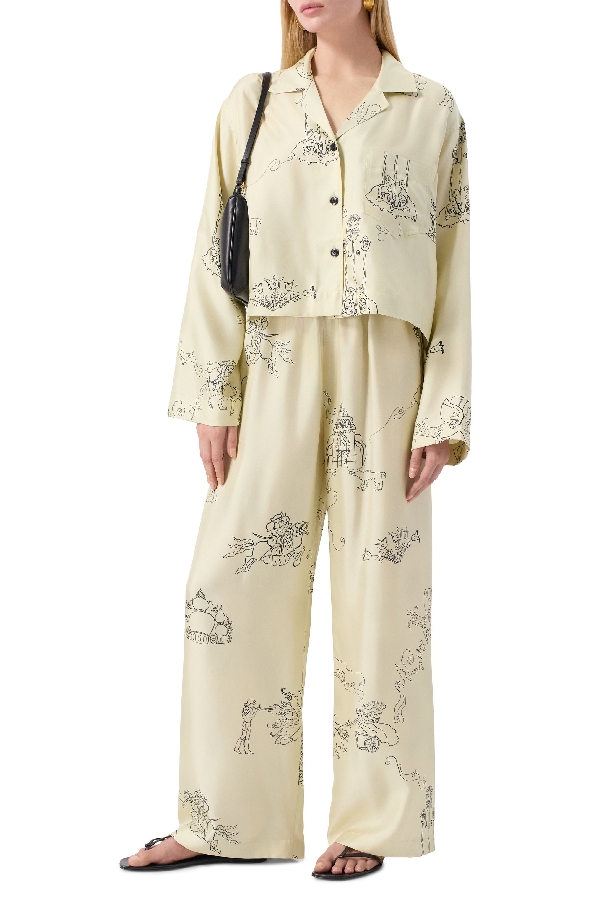 Шелковые брюки NANUSHKA, арт. NW25SSPA31650, фото 2